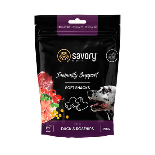 Savory soft snacks - Immunity, with Duck and Rosehip